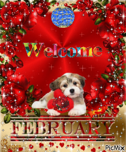 Welcome February! - Gratis geanimeerde GIF