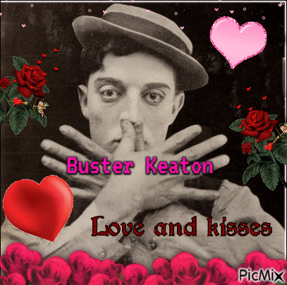Buster Keaton <3 - GIF เคลื่อนไหวฟรี