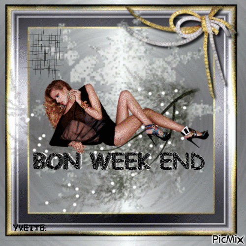 bon  week end - Zdarma animovaný GIF