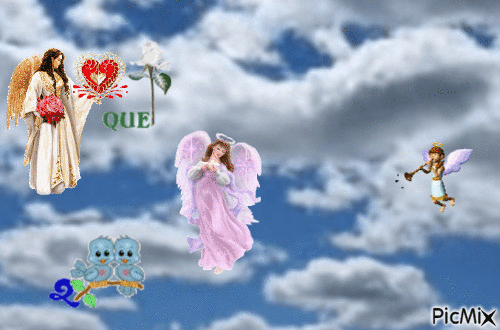les anges - GIF animado gratis