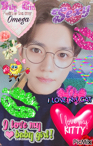 taeyong babygirl cat - Free animated GIF