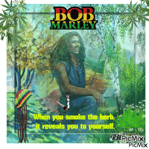 Bob Marley - Gratis animeret GIF