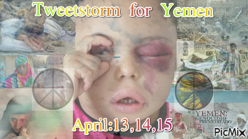 yemen stop war - GIF animé gratuit