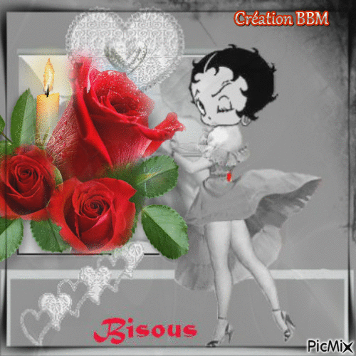 Betty Boop par  BBM - GIF animé gratuit