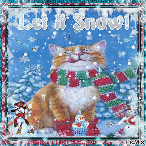 Let it Snow - Δωρεάν κινούμενο GIF