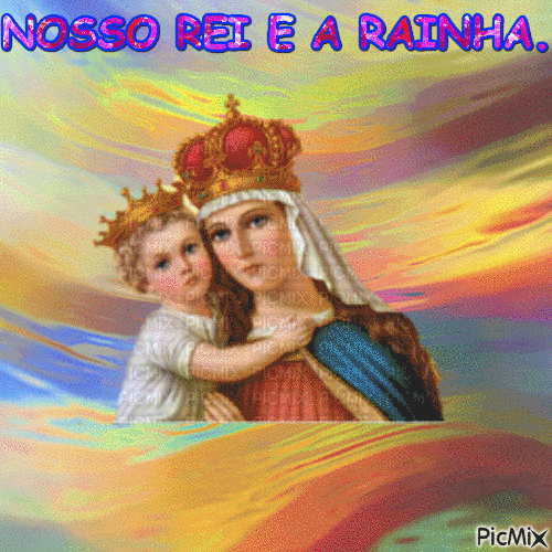 NOSSO REI,E A RAINHA. - Безплатен анимиран GIF