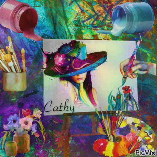 ღ💙ღ Création -caticha ღ💙ღ - GIF เคลื่อนไหวฟรี