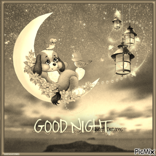 Good Night - Bezmaksas animēts GIF