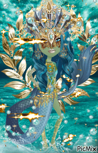 Mermaid 21 - Бесплатный анимированный гифка