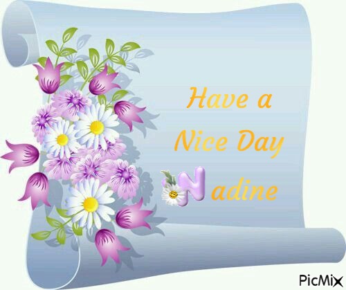 have a nice day, Nadine - PNG gratuit