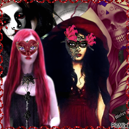 Gothic Masquerad - GIF animé gratuit