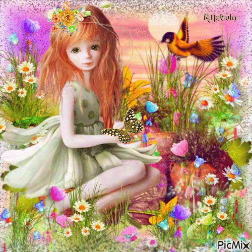 Spring Fairy - Nemokamas animacinis gif