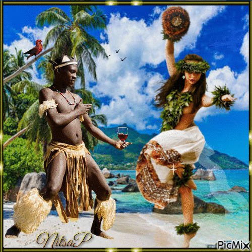 Dance of Tahiti -  Contest - Free animated GIF