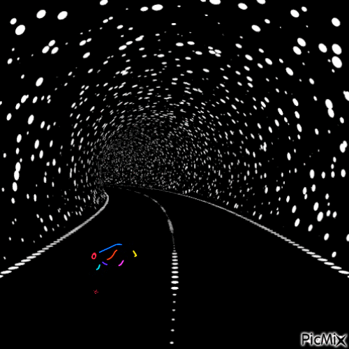 Túnel y perro - Animovaný GIF zadarmo