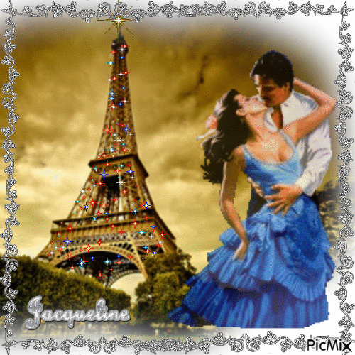 Paris Tour Eiffel - Gratis geanimeerde GIF