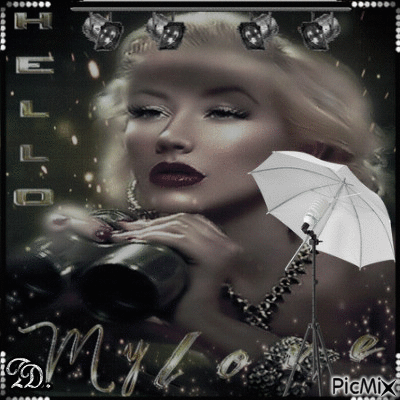 Vintage Movie Star from 30's - 免费动画 GIF