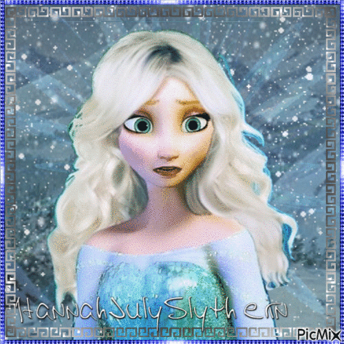Queen Elsa lets her hair down - Безплатен анимиран GIF