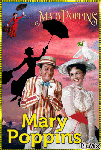 mary poppins - Animovaný GIF zadarmo
