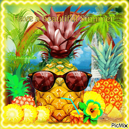 Pineapple - GIF animasi gratis
