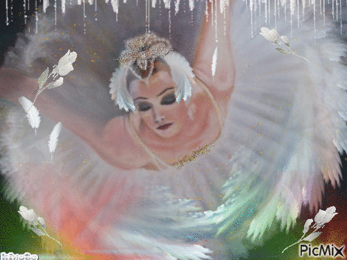 “Los grandes bailarines no son geniales por su técnica. Son geniales por su pasión.” Martha Graham - Ilmainen animoitu GIF