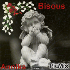 ange bisous - Бесплатный анимированный гифка