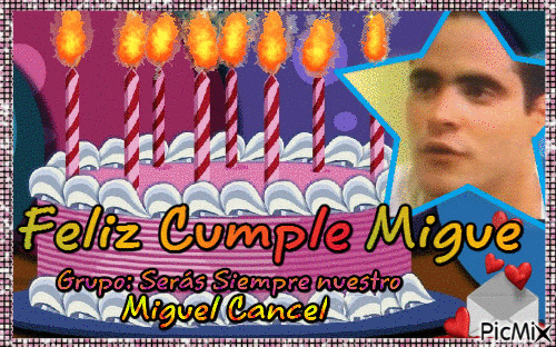 migue cumple - Free animated GIF