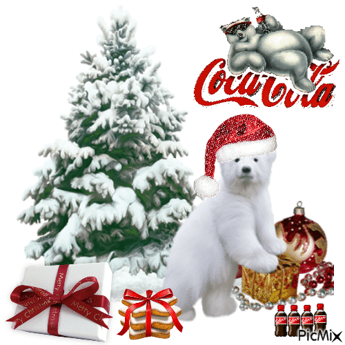 Coca Cola Christmas - Бесплатный анимированный гифка