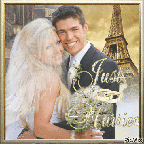 Mariage à Paris - Δωρεάν κινούμενο GIF