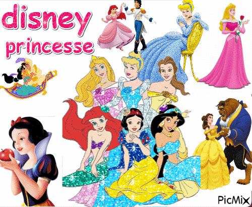 disney princesse - Bezmaksas animēts GIF