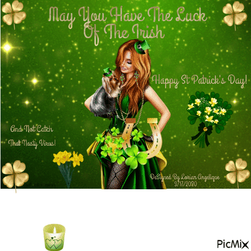 Happy St Patrick's Day 2020 - Ingyenes animált GIF