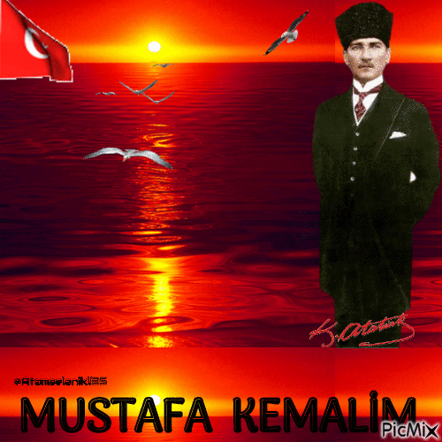 Mustafa kemal atatürk - GIF animé gratuit