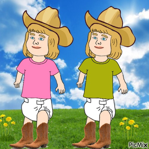Western twin babies - δωρεάν png