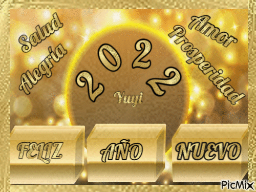 AÑO NUEVO 2022 - Bezmaksas animēts GIF