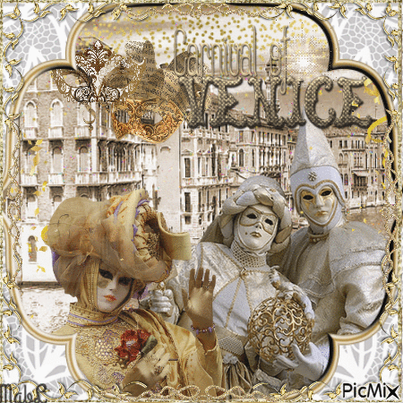 Carnaval de Venise - Darmowy animowany GIF