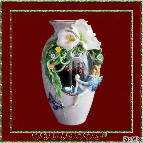 vase décoré - Ücretsiz animasyonlu GIF