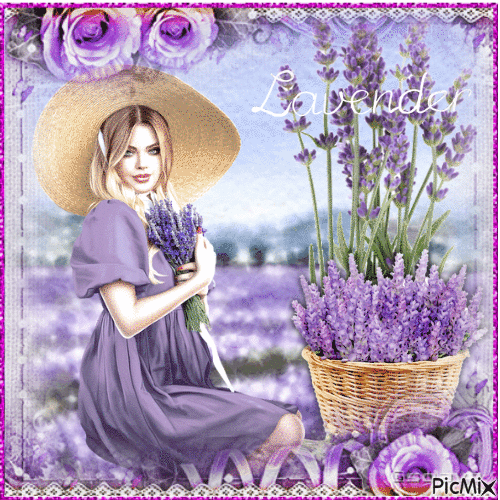 lavender - Nemokamas animacinis gif