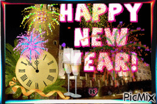 anno nuovo - Gratis geanimeerde GIF
