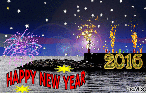 Un felice anno nuovo - Nemokamas animacinis gif