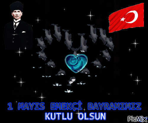 1 mayıs emekçi bayramı - Бесплатный анимированный гифка