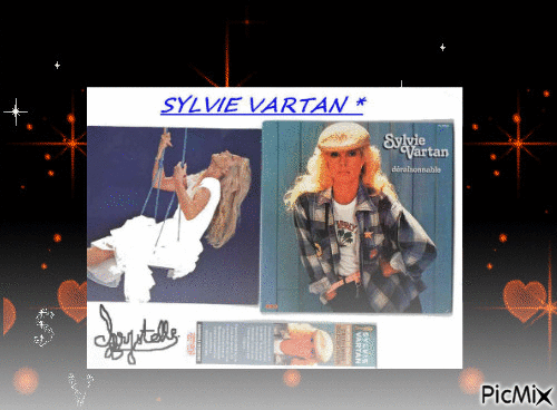 SYLVIE VARTAN - Бесплатный анимированный гифка