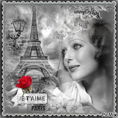Je t'aime Paris - PNG gratuit