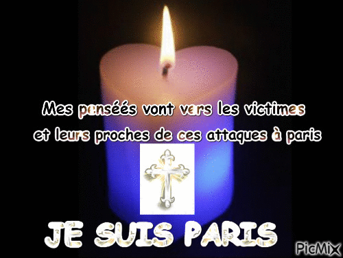 hommage aux victimes - GIF animado grátis