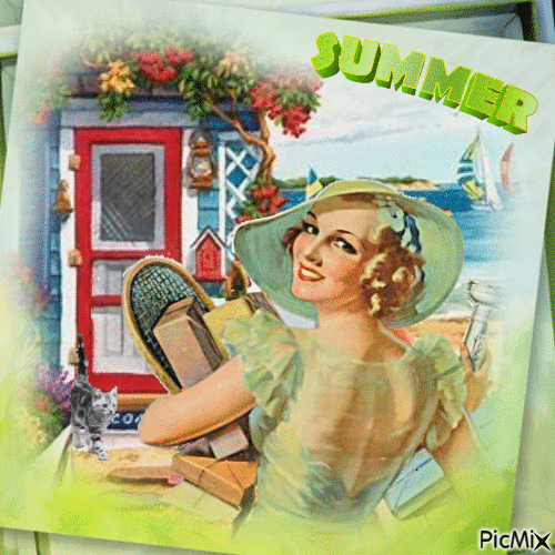VINTAGE SUMMER - Безплатен анимиран GIF