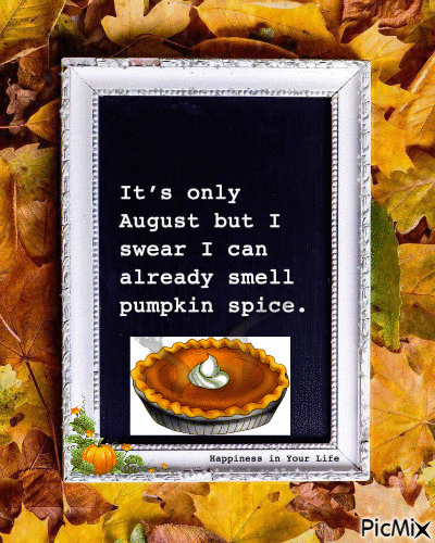 Pumpkin Spice - GIF animado gratis