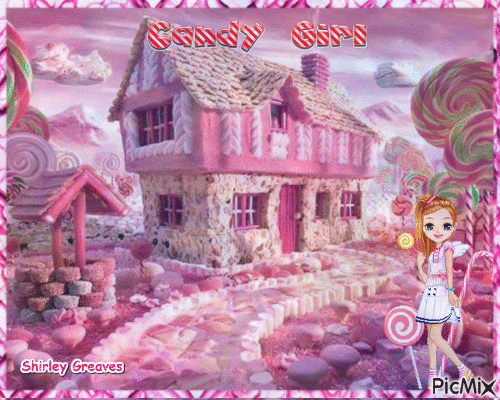 Candy Girl - Nemokamas animacinis gif