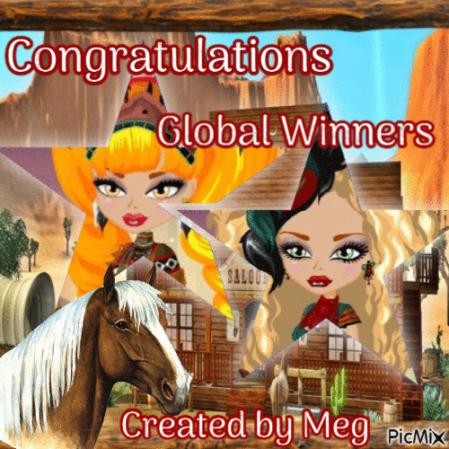 Fashland Wild West Global Winners - 免费动画 GIF