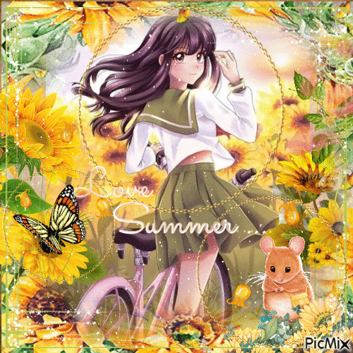 Love Summer - Gratis animerad GIF