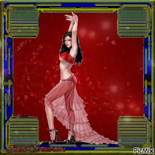 Uma dança fofa em estilo vintage - Besplatni animirani GIF