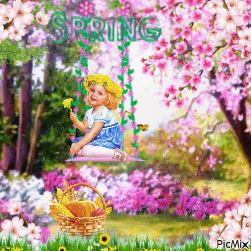 Spring-Lucieda - Darmowy animowany GIF
