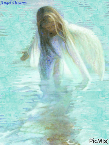 Water Angel - Бесплатный анимированный гифка